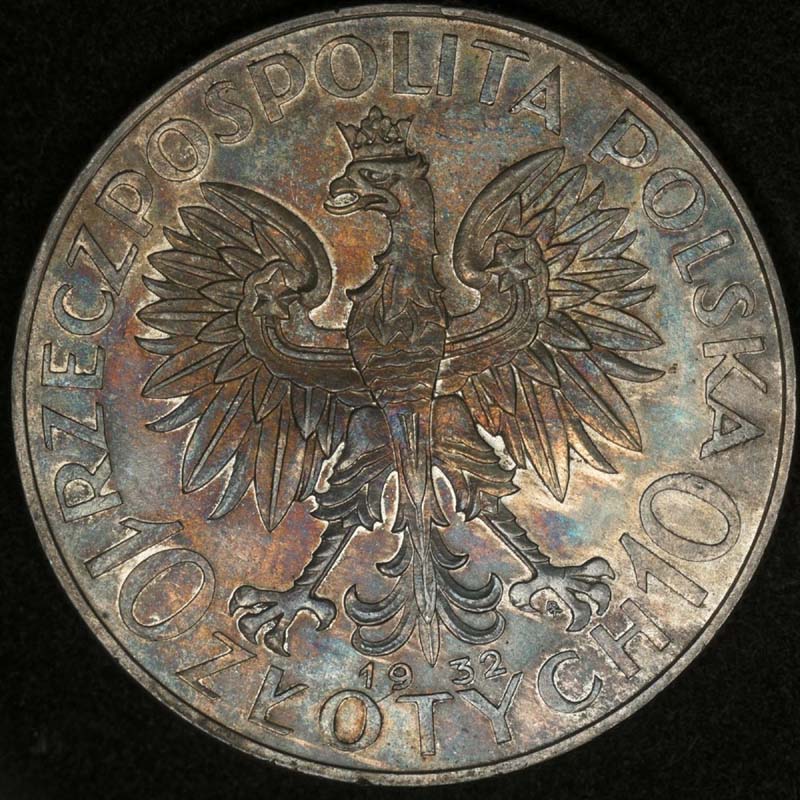A-Choice-Pick-Up---A-Beautifully-Toned-Polish-1932-W-10-Zlotych
